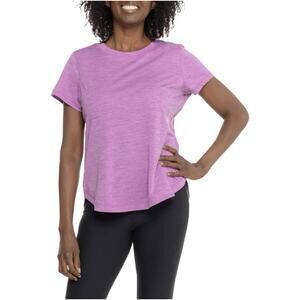 Eddie Bauer Women’s River T Shirt Tee Pinkish Purple M Medium UPF 50 Active Top